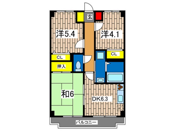 マンションひかりの物件間取画像